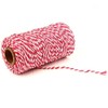 Cotton Bakers Twine String, 100 m Red and White Twine,
