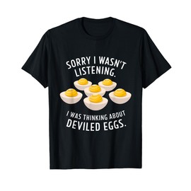 Deviled Egg Omelet Funny Food Lover Foodie Women Men T-Shirt