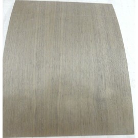 Walnut Wood Veneer Sheet 7" x 9" on phenolic Laminate Backer 1/16" A Grade