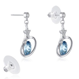 KRUCKEL you are my galaxy, universe, my everything belongs to you, you are my goddess earrings made with Austrian Crystals–7131040