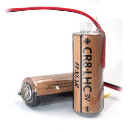 (2-Pack) 3V 3000mAh Lithium Battery Replacements for Fuji FDK CR8.LHC 17430, Toto CR8-LHC TH559EDV410R