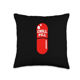 Chill Pill Throw Pillow