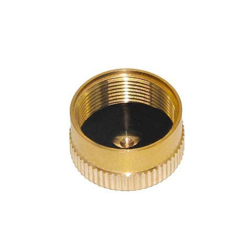 Beduan Solid Brass Refill 1 LB Propane Cylinder Cap Camping