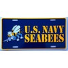 EagleEmblems US Navy Seabees License Plate
