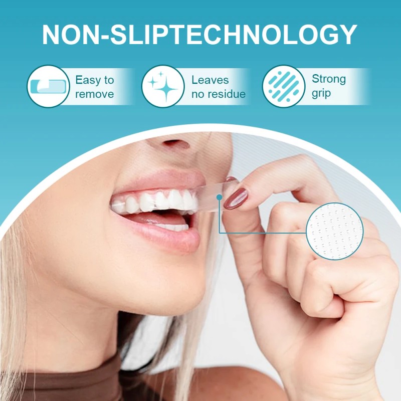 Fast Result 3hp Peroxide Teeth Whitening Strips 14 Treatment Non