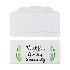 Thank You For Giving Offering Envelopes for Church (500)