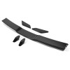 Unbranded Carbon Fiber Rear Trunk Spoiler Splitter Wing Kit For