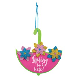 Spring Hanging Umbrella Sign Craft Kit -12 - Crafts for Kids and Fun Home Activities