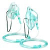 2 Pack Oxygen Mask for Face Adult with 6.6' Tube