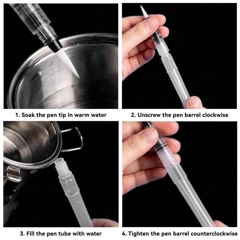 Reusable Water Magic Canvas for Drawing & Calligraphy, with Water