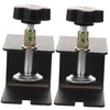 Gatuida 2pcs Stainless Steel Woodworking C Clamps Metal Clamps for
