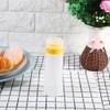 Alvinlite Squeeze Bottle, Reusable Condiment Dispenser Plastic 4 Holes Sauce