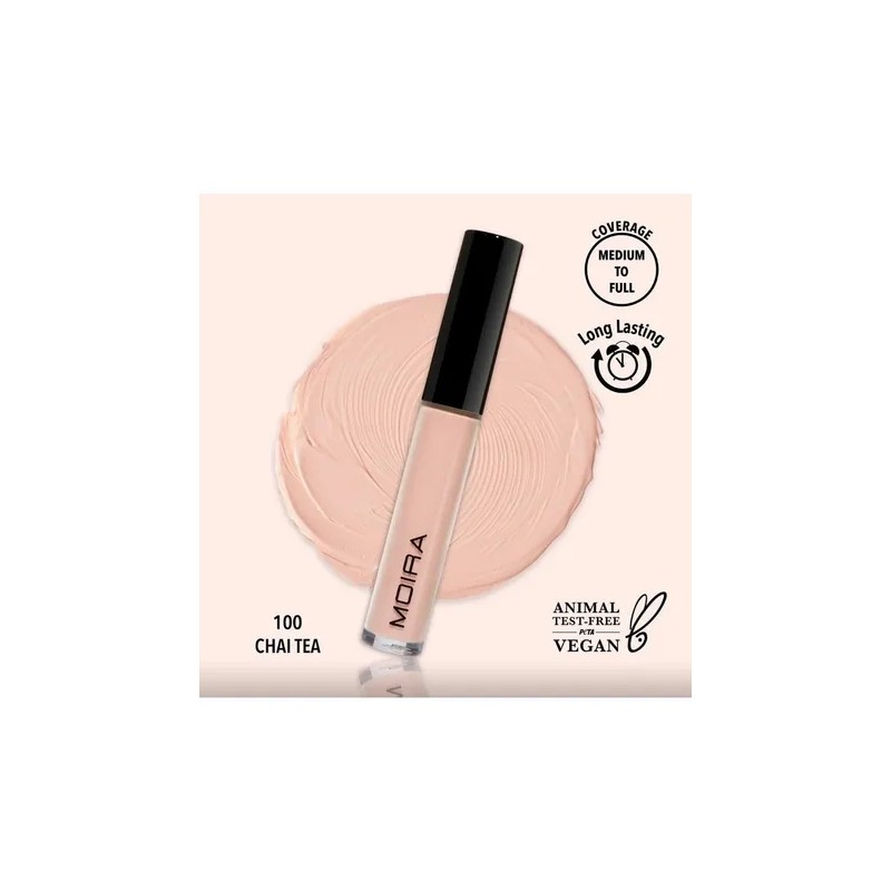 Corrector De Maquillaje Moira Cosmetics Gbc Tono Chai Tea Lcc001