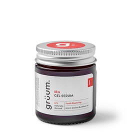grüum Youth Restoring Skin Gel Serum 30ml - Vitamin C Serum for Anti aging Glow Serum - Face Serum for women with Hyaluronic Acid, Sea buckthorn oil & Retinol