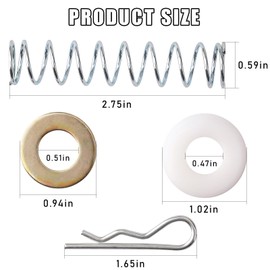 HOOTURB - Kit de reparación de palanca de cambios de transmisión, compatible con Chevy C10, GMC 3500, Buick, Olds, Pontiac 1967-1988