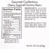 Red Gummy Bears Sugared, 1.3 Pound Resealable Bag, Red Candy,