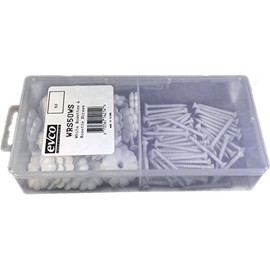 Mobile Home/RV Ceiling Rosette Buttons with Rosette Screws-50 Count