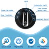 Ketofa Generic Auto Headlight Sensor Chrome Switch for Golf 5
