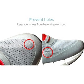 Shoe Toebox Toeburst Blowout Hole Prevention Insert/Patch (Black)
