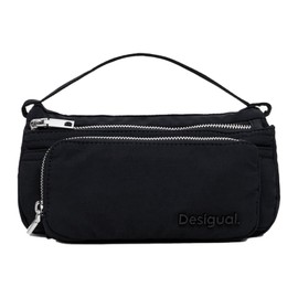 Desigual Women's Accessories Nylon Across Body Bag, Black, black