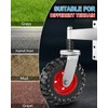 8 Inch Gate Wheel, Heavy Duty 600LB Capacity for Metal