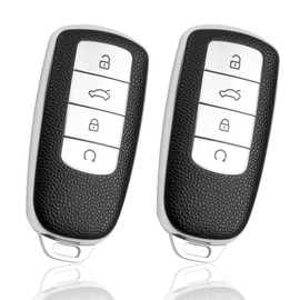 2 Pcs Key Fob Cover Compatible with Chery Omoda 5, Tiggo 8 Pro, and Tiggo 8 Plus Smart Remote Key Fob Cover Against Scratches Bumps TPU Key Holder 4 Buttons Protect Keys from Scratches and Damage
