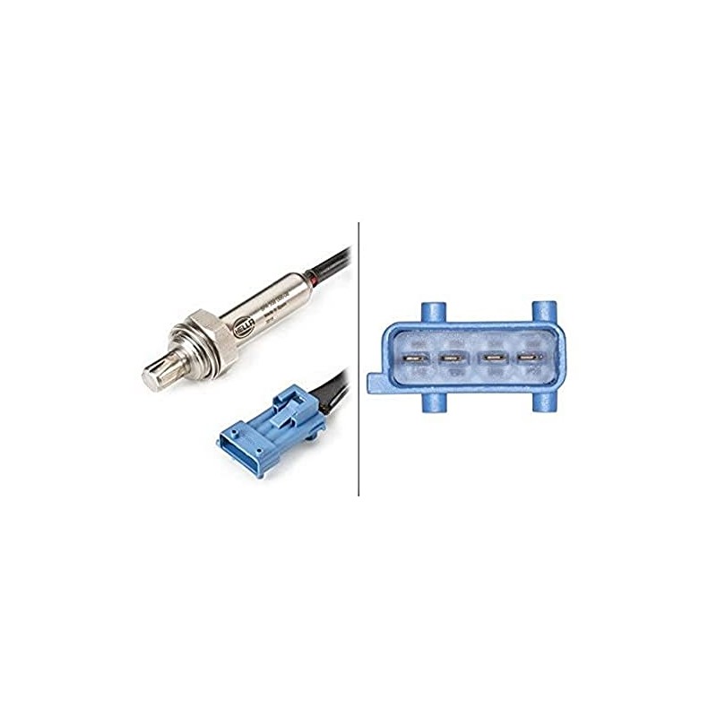 HELLA 6PA 358 066-081 Lambda Sensor - 4-pin connector -