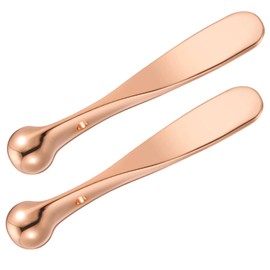 TOVINANNA 3sets Unique Design Eye Cream Stick and Spatula Zinc Alloy Skincare Tool for Eye Cream Absorption ' Essential 2pcs*3