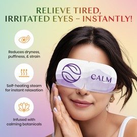 Body Restore Self Heated Steam Eye Mask 5 Pack - Birthday Gifts for Women, Men, Stye Eye Treatment, Relaxation, Travel Essentials - Variety