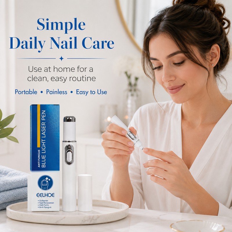 Portable Nail Care Pen for Women – Blue Light Grooming