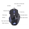 Mouse Gamer Óptico USB Dragón con Luz Led RGB 5500