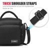 Cwatcun Single Shoulder Crossbody Compact Camera Bag Case Compatible for