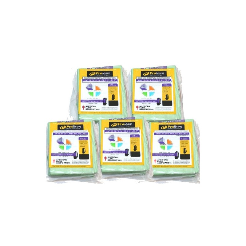 ProTeam 10 qt Backpack Bags - 5 Pack Bundle (100331)