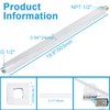 Drettyer Ceiling Mount Shower Arm with Flange 20 Inches Square
