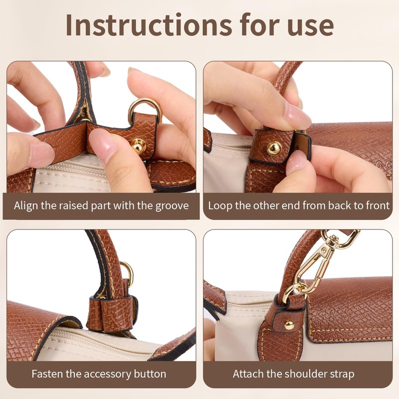 Bag Shoulder Strap, Adjustable Purse Strap Crossbody Replacement for Mini