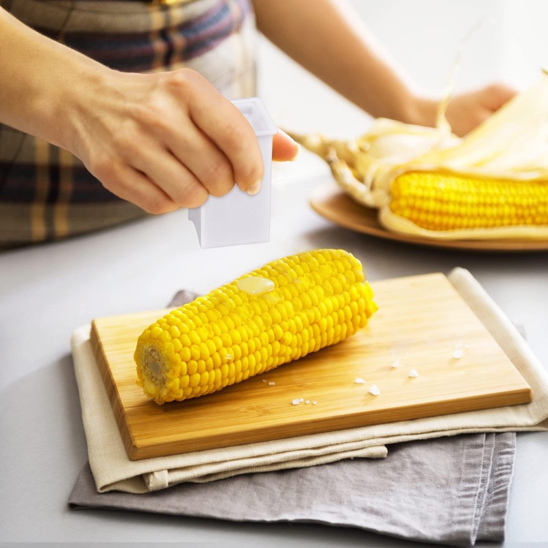 Aodaer Plastic Corn Trays Corn Cob Holders and Dish Set