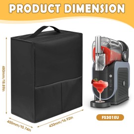 Slushi Machine Cover for Ninja Slush Cover, for Slushie Dust Protection Machine Accessories (48 x 20 x 43 cm)
