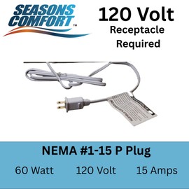 Seasons Comfort 9" Twin Window Fan, 3-Speed, Quiet Design, Portable, Remote Control, ETL Listed, Adjustable Extensions - Ideal for Home, Kitchen, Bedroom & Office