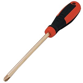 CS Unitec Screwdriver Phillips Head Non-Sparking, Non-Magnetic, Corrosion Resistant 8" Blade TUV Certified EX803-4B Type 4