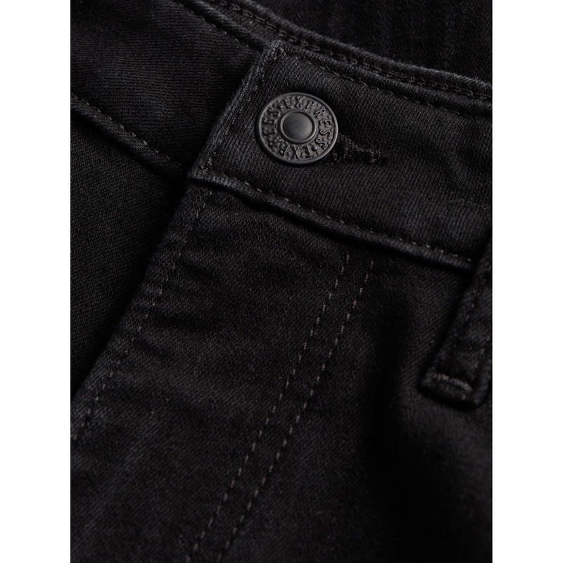 EXPRESS Mens Straight Hyper Stretch Jeans Black