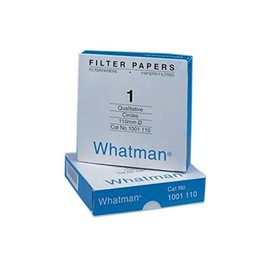 Whatman 4712B20PK 1001070 Quantitative Filter Paper Circles, 11 μm, 10.5 s/100 ml/sq in Flow Rate, Grade 1, 70 mm Diameter (Pack of 100)