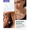 RANDES Alexandrite Horse Shoe Pendant Birthstone Jewelry for Women Sterling