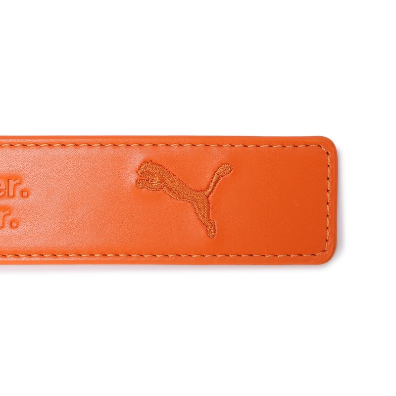 PUMA Golf Belt, TK Embossed Belt, Men's, ricky orange, Free