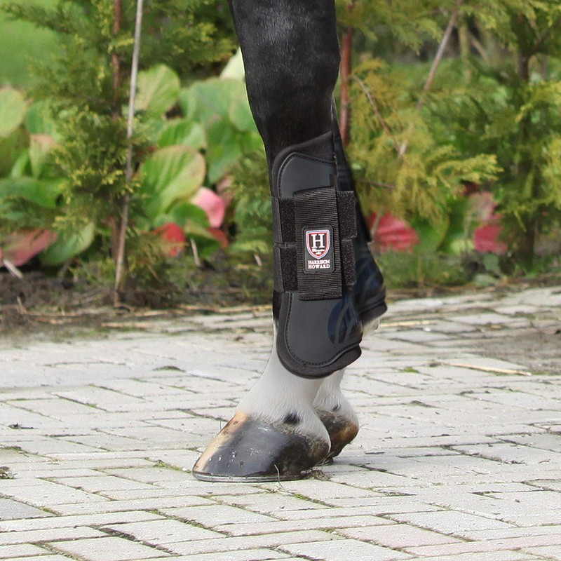 Harrison Howard Horse Tendon Boots Open Front/Fetlock Boot for Horse