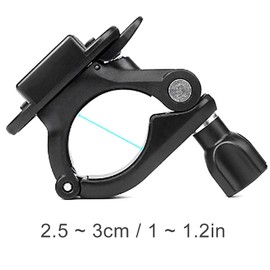 Longzhuo Motocicleta Montaña Bike Mount,360 Grados de Rotación,Manillar de Bicicleta para Cámara de Acción, para Osmo Gopro Action, Almohadilla EVA Antideslizante Incorporada