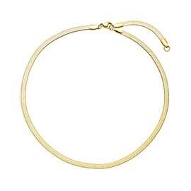 Purelei® I'lalo Choker (Gold) – Elegante Kette aus 18K vergoldetem Edelstahl – Verstellbare Länge 35/40 cm – Schmuck inspiriert von Hawaii – Designed in Germany