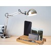Gentlemen’s Hardware Wooden Desk Organiser with Phone Stand - Contains