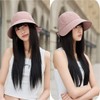 Qzkouma DJIE-70 Women's Hat, UV Protection, Bucket Hat, Sun Visor,