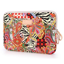 fdsmall Laptop Sleeve Case, 13-13.3 Inch,Laptop Sleeve Notebook Carrying Case Waterproof Shock Resistant Bag Case(Big Red Flower)