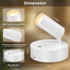 Kimjo Spot Lights Indoor, Rechargeable Plant Spotlight Indoor, Wireless LED